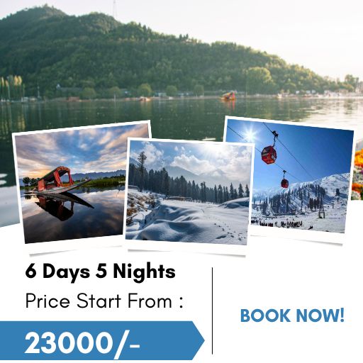 Per Person : 5N/6D Package with 4 Star Hotel 23000/- (Including Tax)